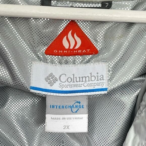 Columbia Interchange Omniheat Waterproof Snow Coat Jacket Women’s Size 2X Pink - Picture 10 of 16